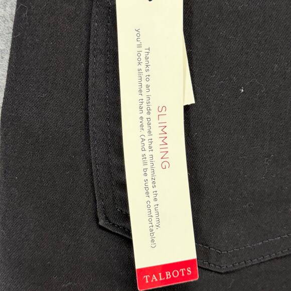 Talbots Barely Boot Jeans Womens 6P Black High Waist Flawless 5 Pocket Denim - Picture 15 of 16